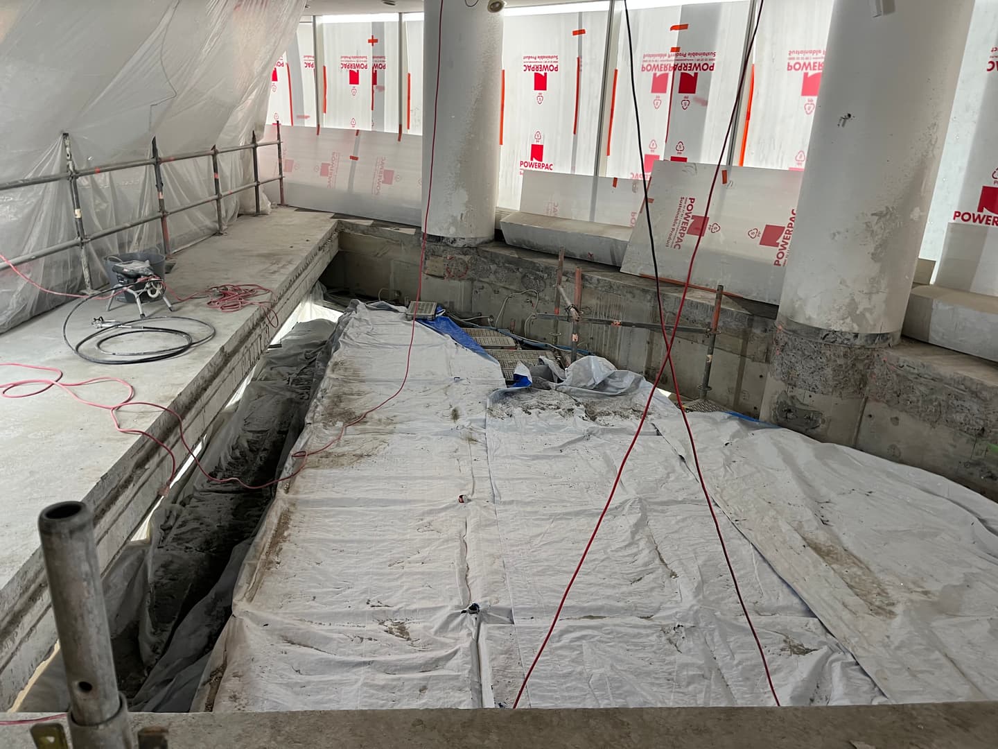 Residential demolition Wellington — EMT crew and excavator